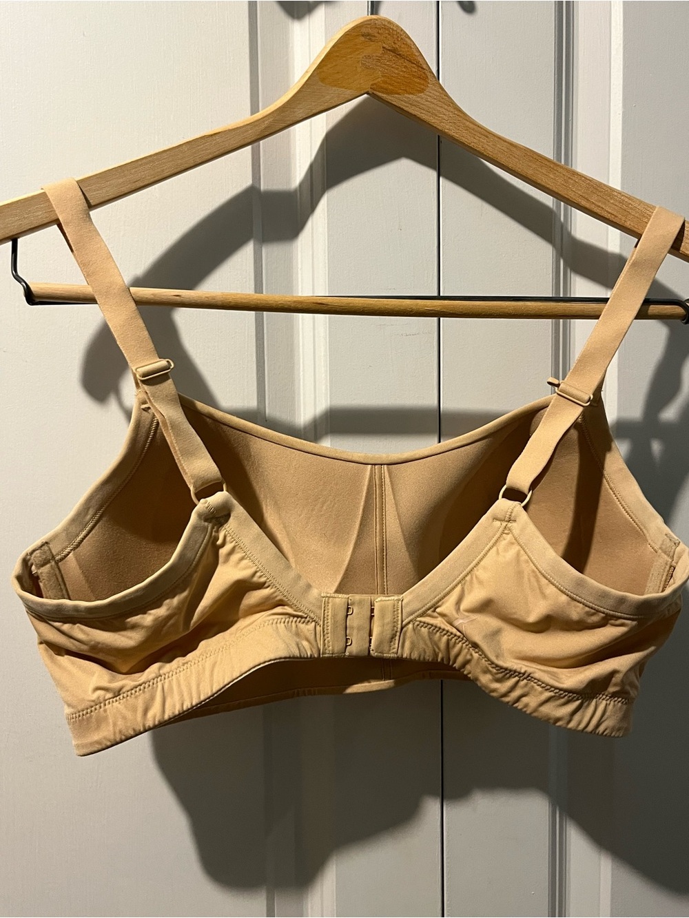 knix Nude Wireless Stretch Bra with Wide Back Support XL